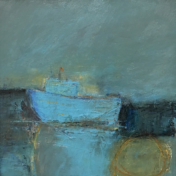 'Wee Blue Boat II' by artist Elaine Cunningham